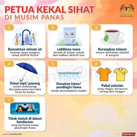 PETUA KEKAL SIHAT DI MUSIM PANAS