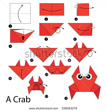 stock-vector-step-by-step-instructions-how-to-make-origami-a-crab-339563279